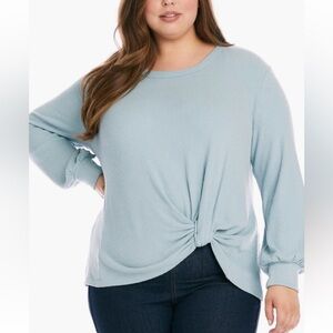 Karen Kane Side Pick-up Knit Top